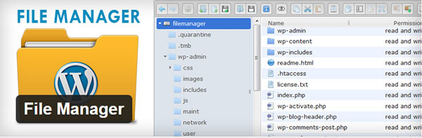 مدیریت فایل ها با فایل منیجر وردپرس ، افزونه File Manager