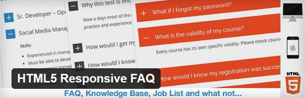 راه اندازی سیستم پرسش و پاسخ در وردپرس با HTML5 Responsive FAQ